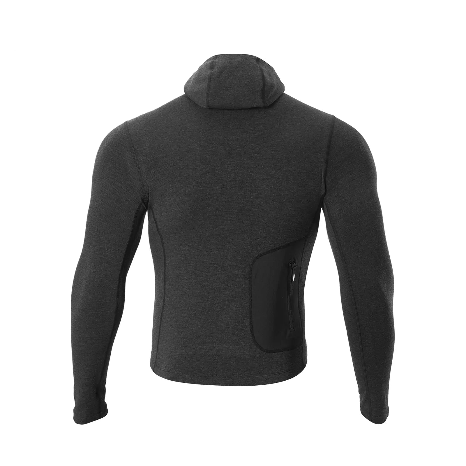 rockbros merino thermal cycling base layer hoodie winter riding.