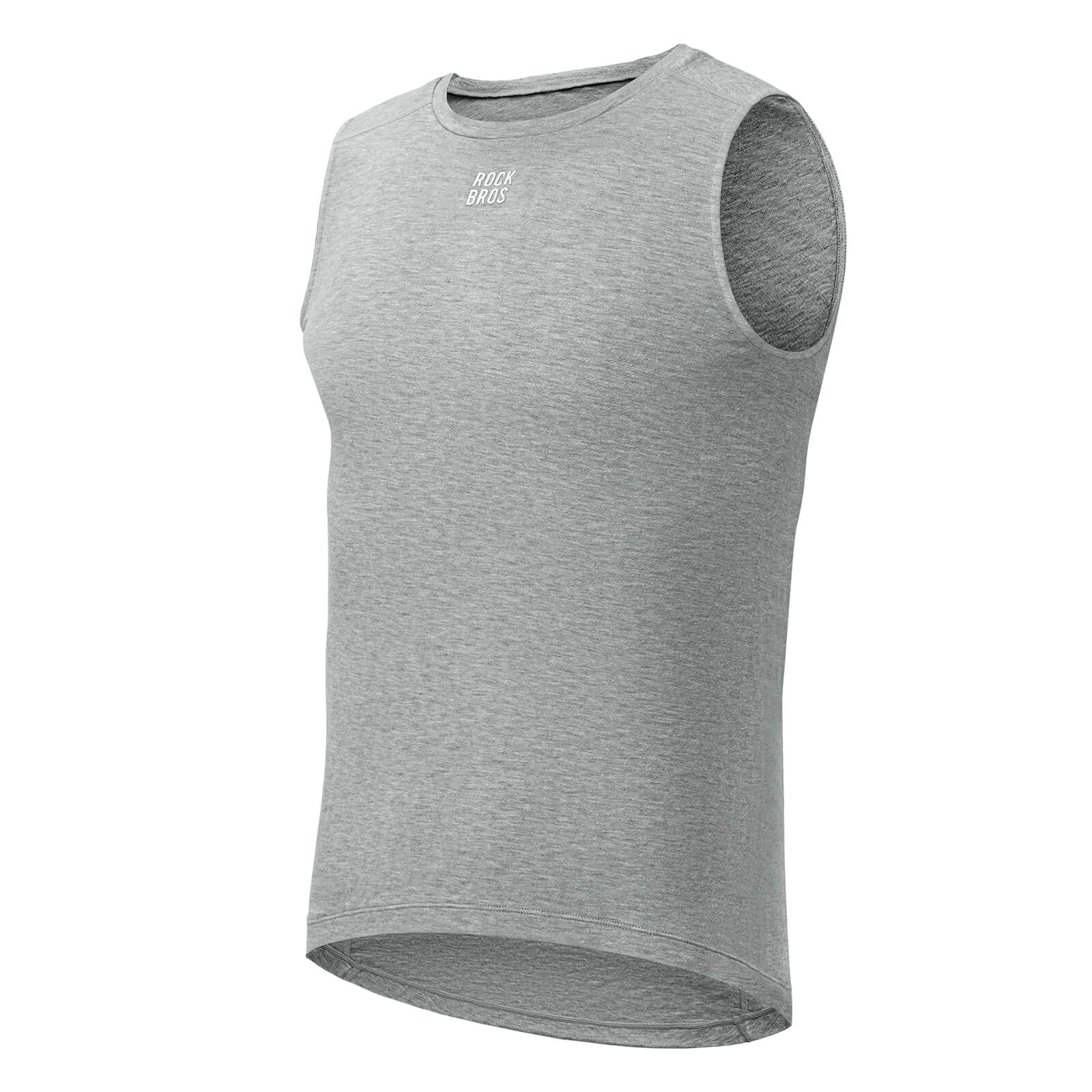 rockbros sleeveless merino thermal vest for hiking and travel
#color_gray