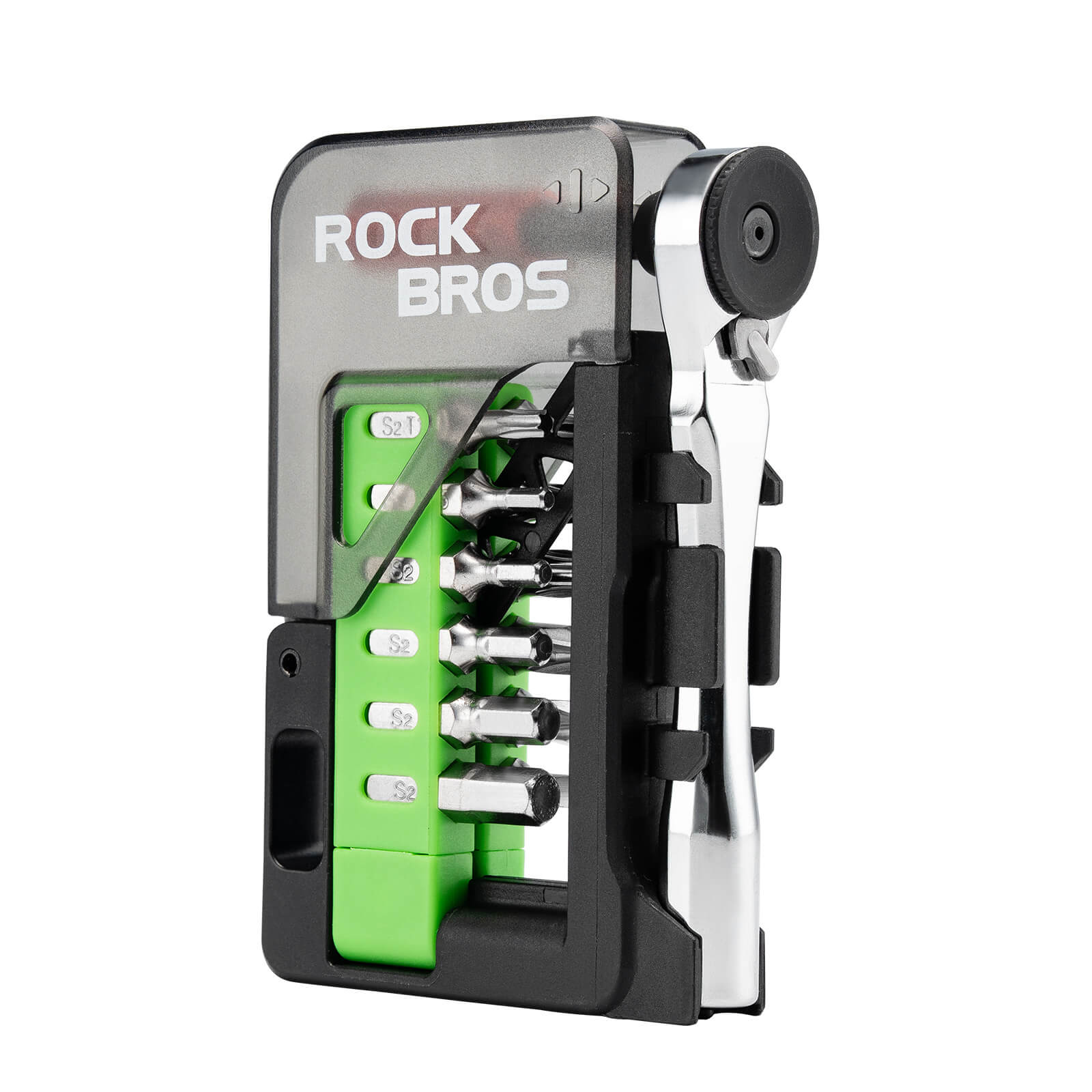 ROCKBROS mini bicycle ratchet wrench set for easy bike maintenance.