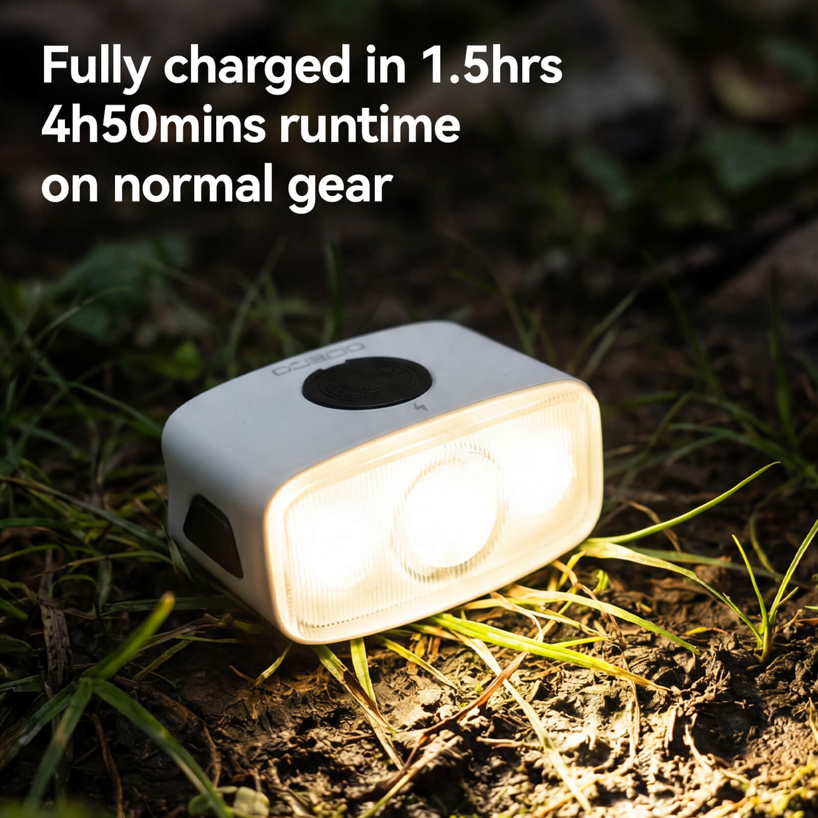 ROCKBROS Mini Bike Front Light - Ultra Bright LED Safety Torch for Night Riding.
#color_black