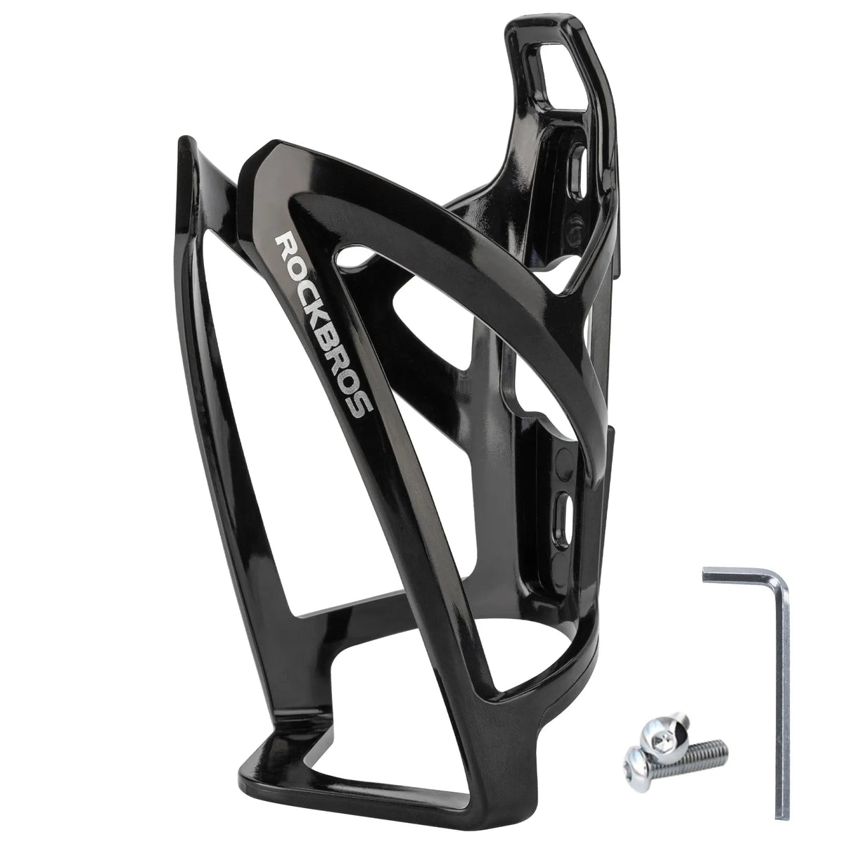 ROCKBROS MTB bike bottle cage with gradient PC design.
#colour_black
