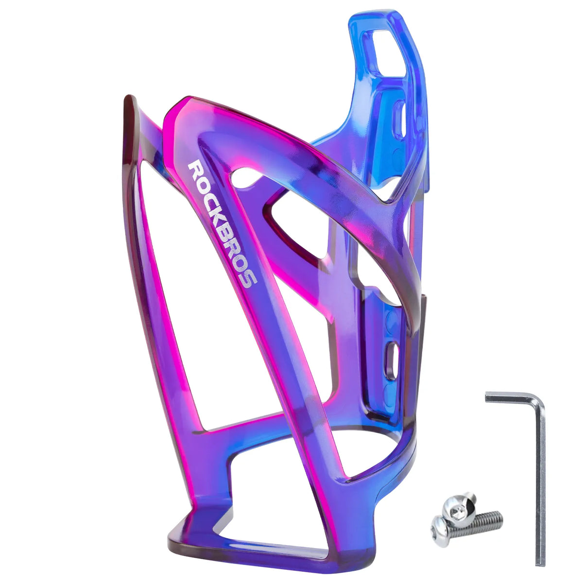 ROCKBROS MTB bike bottle cage with gradient PC design.
#colour_purple