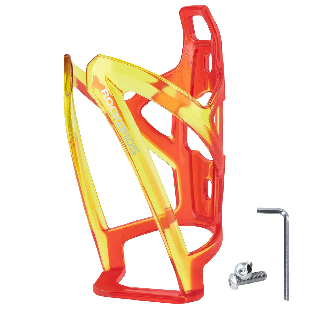 ROCKBROS MTB bike bottle cage with gradient PC design.
#colour_yellow