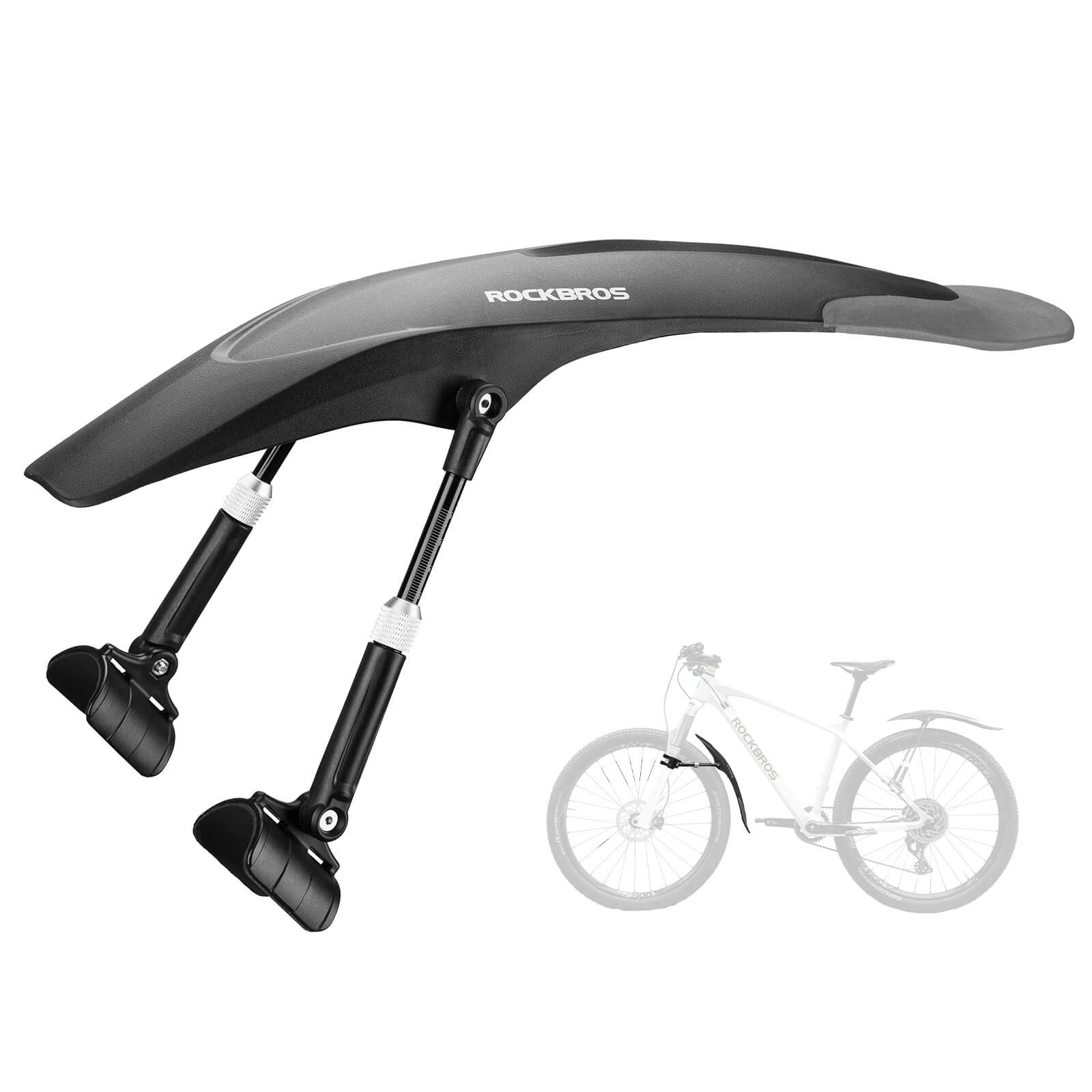 ROCKBROS Mountain Bike Mudguards Set, Adjustable Front and Rear Fenders for 26-29 inch MTB
#options_Front Fender