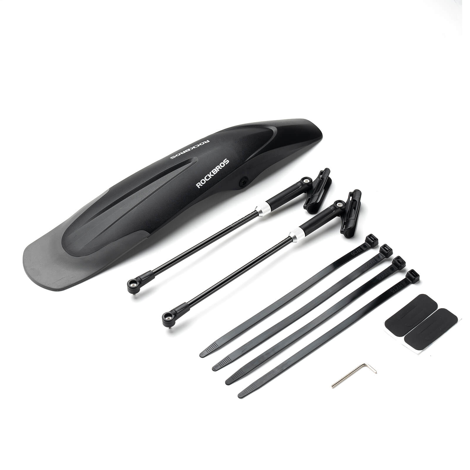 ROCKBROS Mountain Bike Mudguards Set, Adjustable Front and Rear Fenders for 26-29 inch MTB
#options_Rear Fender