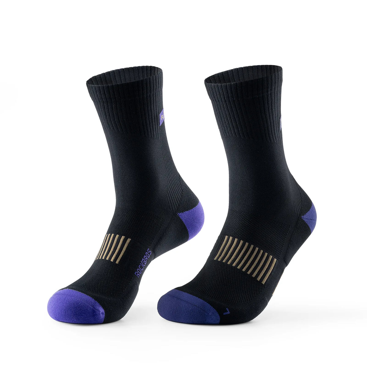 ROCKBROS unisex performance compression socks for running and cycling.
#colour_black