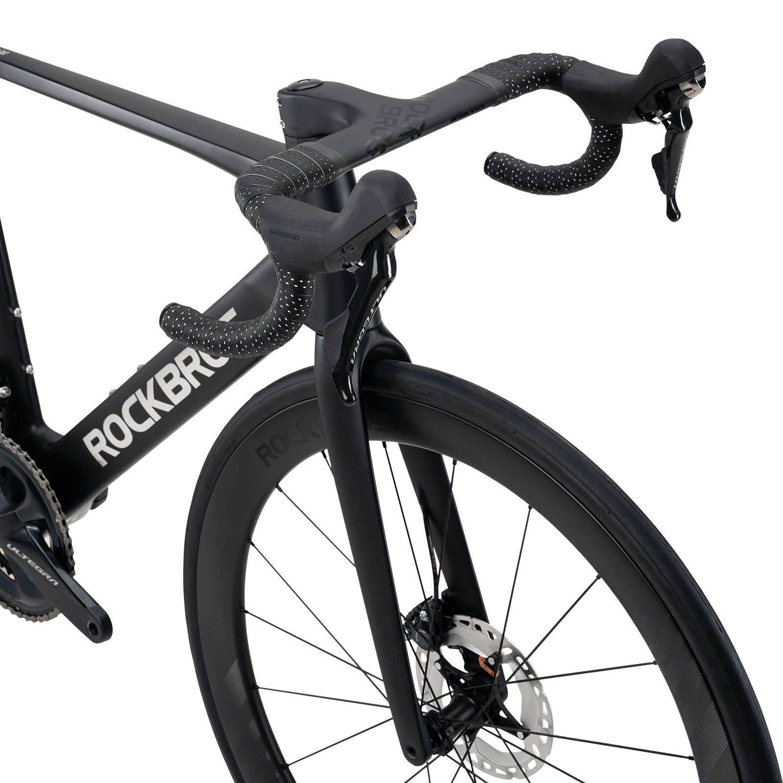 ROCKBROS PGZ-RH road bike with lightweight carbon frame for performance cycling.
#kits_Shimano R8020 kit
