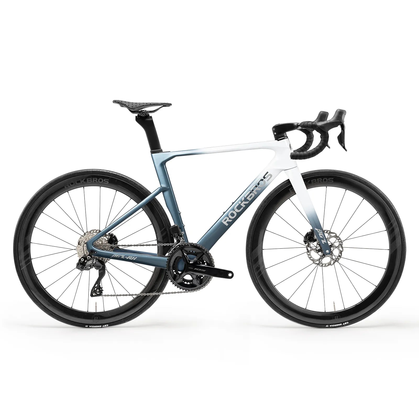 PGZ Carbon Fiber Road Bike Blue/Green