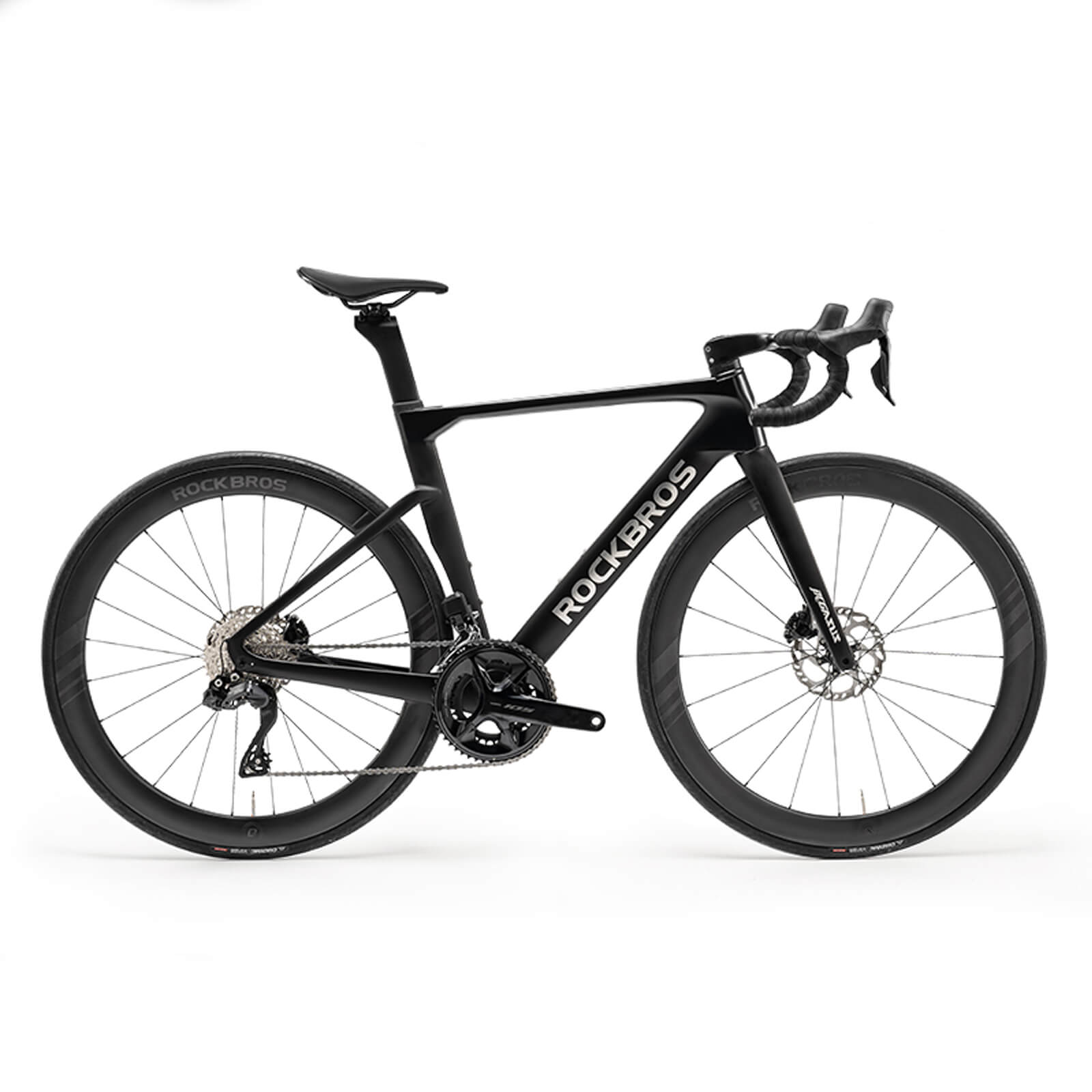ROCKBROS PGZ-RH road bike with lightweight carbon frame for performance cycling.
#kits_Shimano R7170 kit