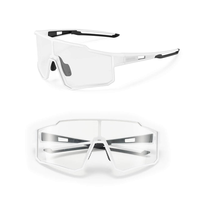 rockbros full frame photochromic cycling glasses for bike riding