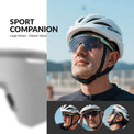 rockbros photochromic uv400 cycling sunglasses for outdoor riding
#color_anti-fog azure green