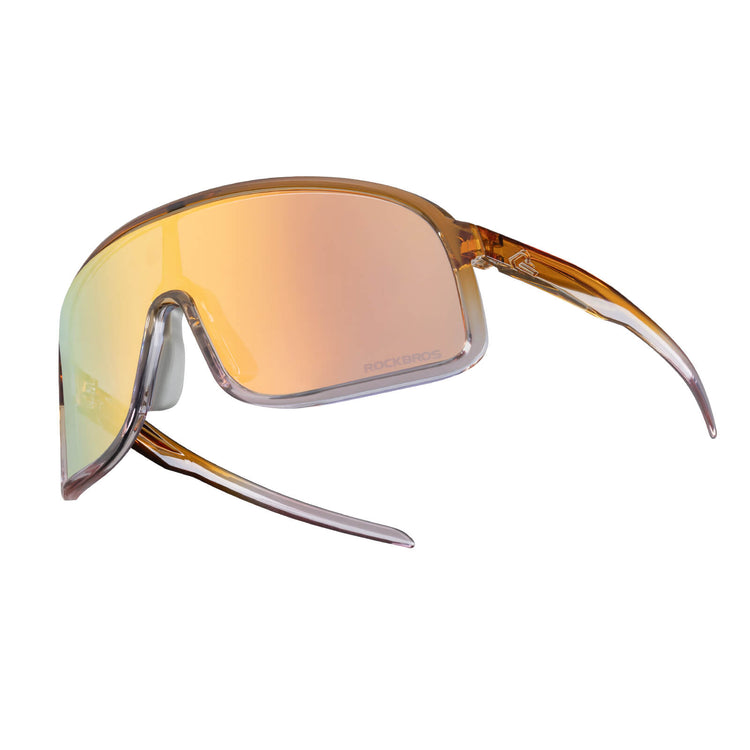 rockbros photochromic cycling sunglasses for outdoor riding
#color_tan
