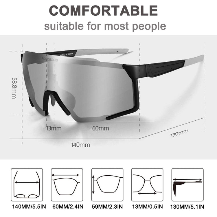 rockbros polarized cycling sunglasses for outdoor sports