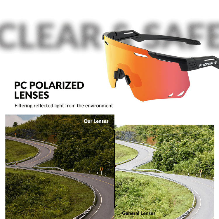 rockbros polarized uv400 cycling sunglasses for outdoor sports
#color_black