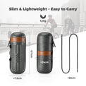 ROCKBROS Portable Bike Tool Canister for cycling tool storage
