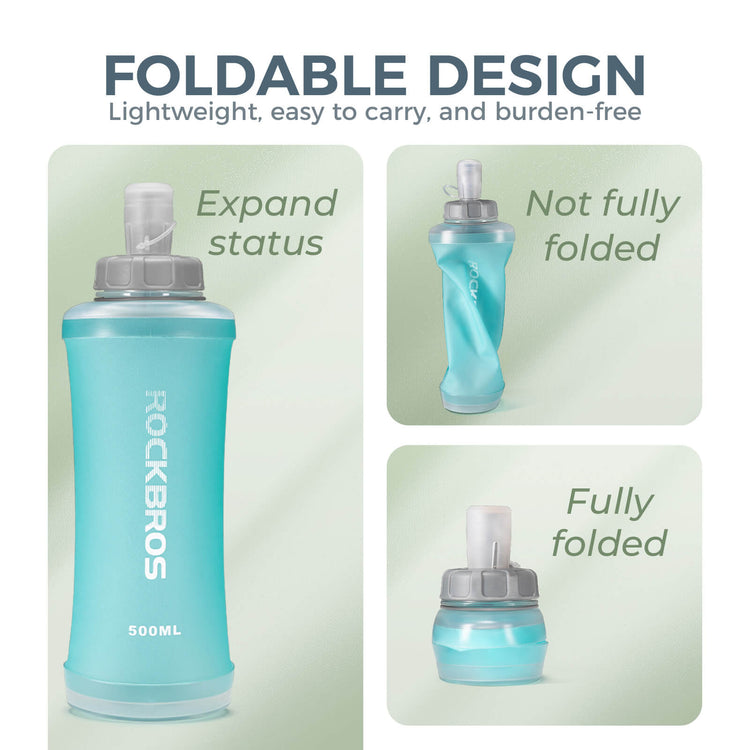 rockbros foldable hydration bag for road and mtb cycling
#color_sky blue