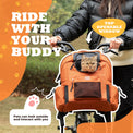 ROCKBROS portable pet friendly folding bike handlebar bag for commuting and outdoor rides