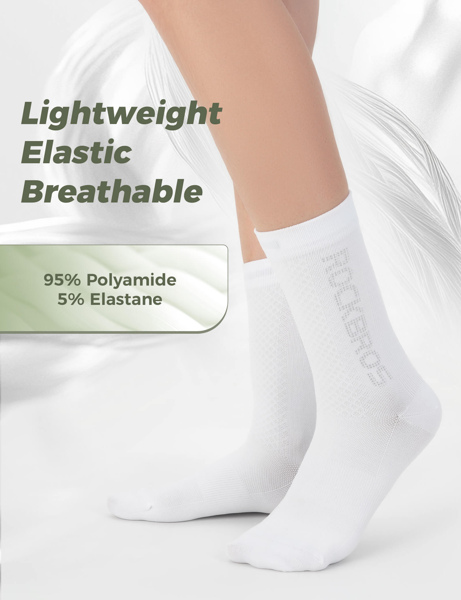 ROCKBROS reflective breathable cycling socks for road cycling.
#color_black