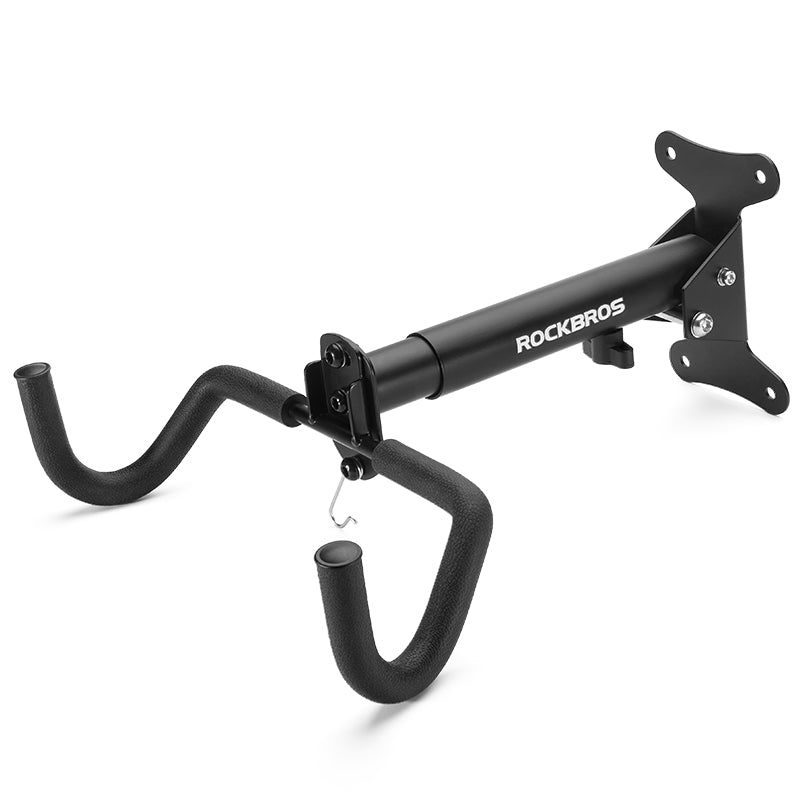 ROCKBROS retractable wall mount bike hook for bicycle storage in garage.