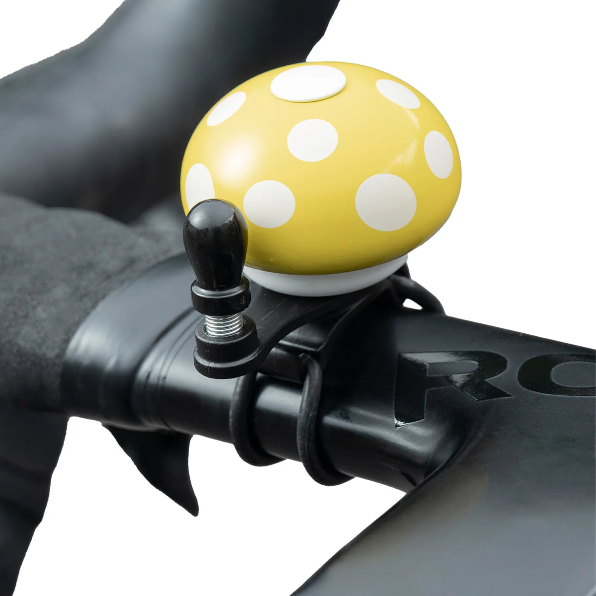 ROCKBROS Retro Mushroom Bike Bell for Kids and Family Bikes.
#colour_yellow