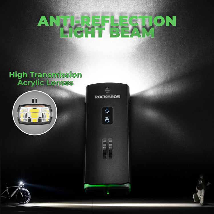 rockbros rhl3000d front hanging bicycle headlight for night cycling
#style_rhl3000d extension mount