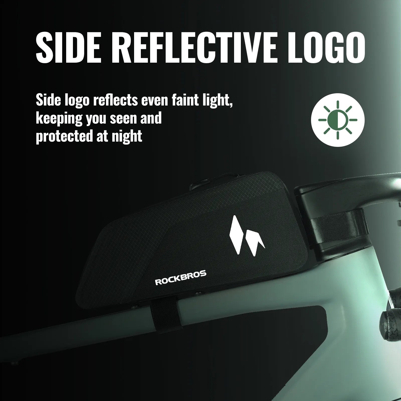 RideMate Waterproof Bike Frame Bag 1L