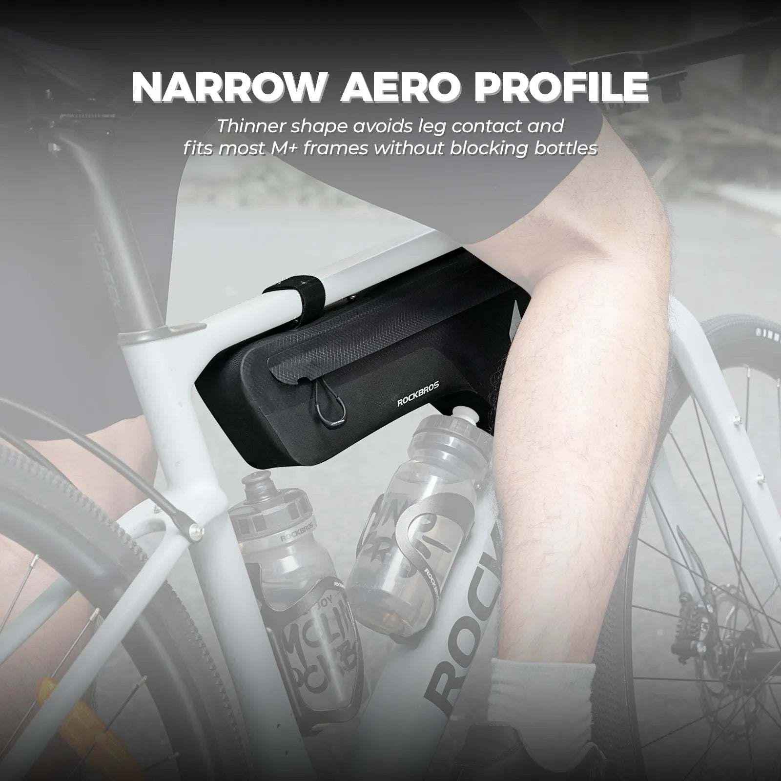 ROCKBROS RideMate waterproof bike bag for all-weather cycling