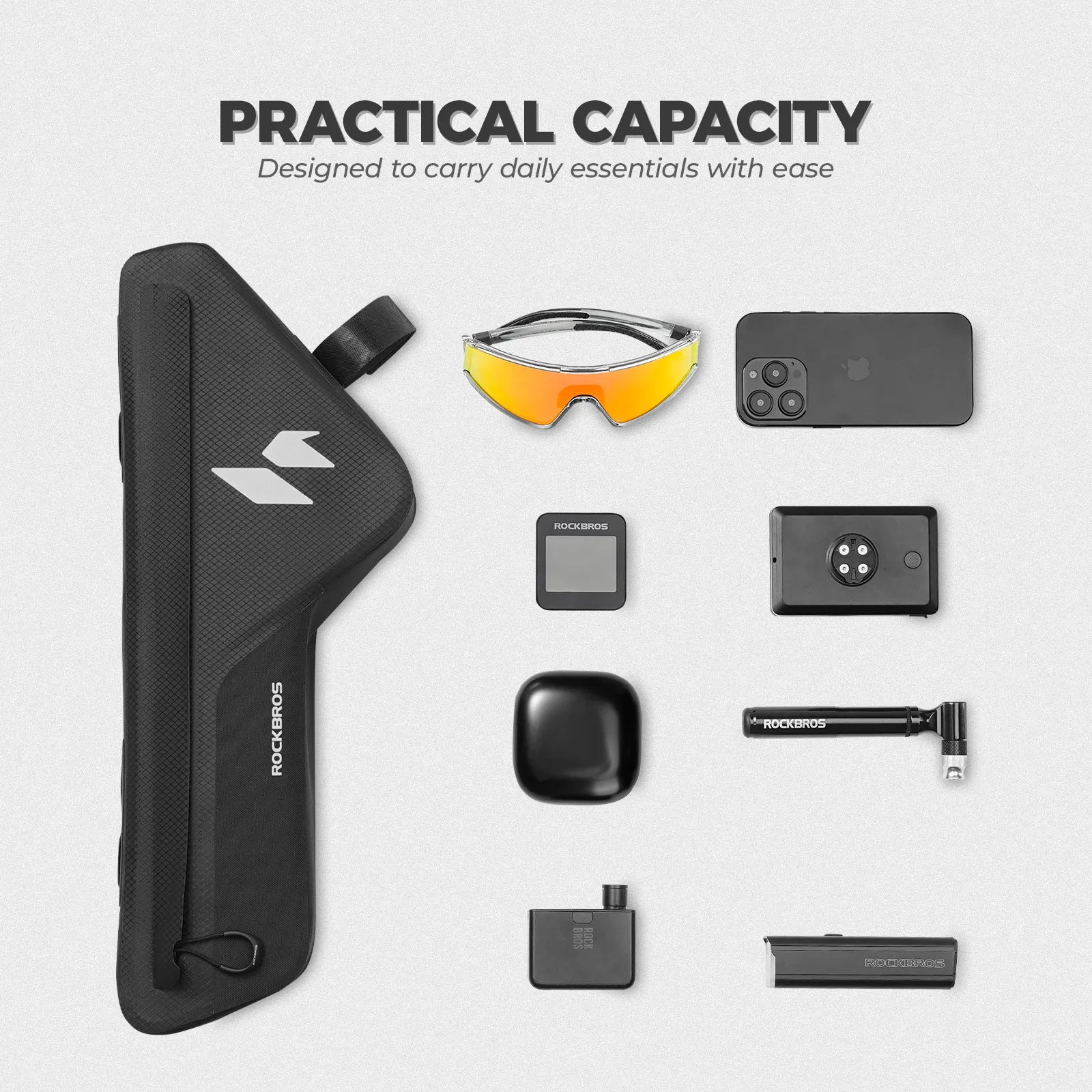 ROCKBROS RideMate waterproof bike bag for all-weather cycling