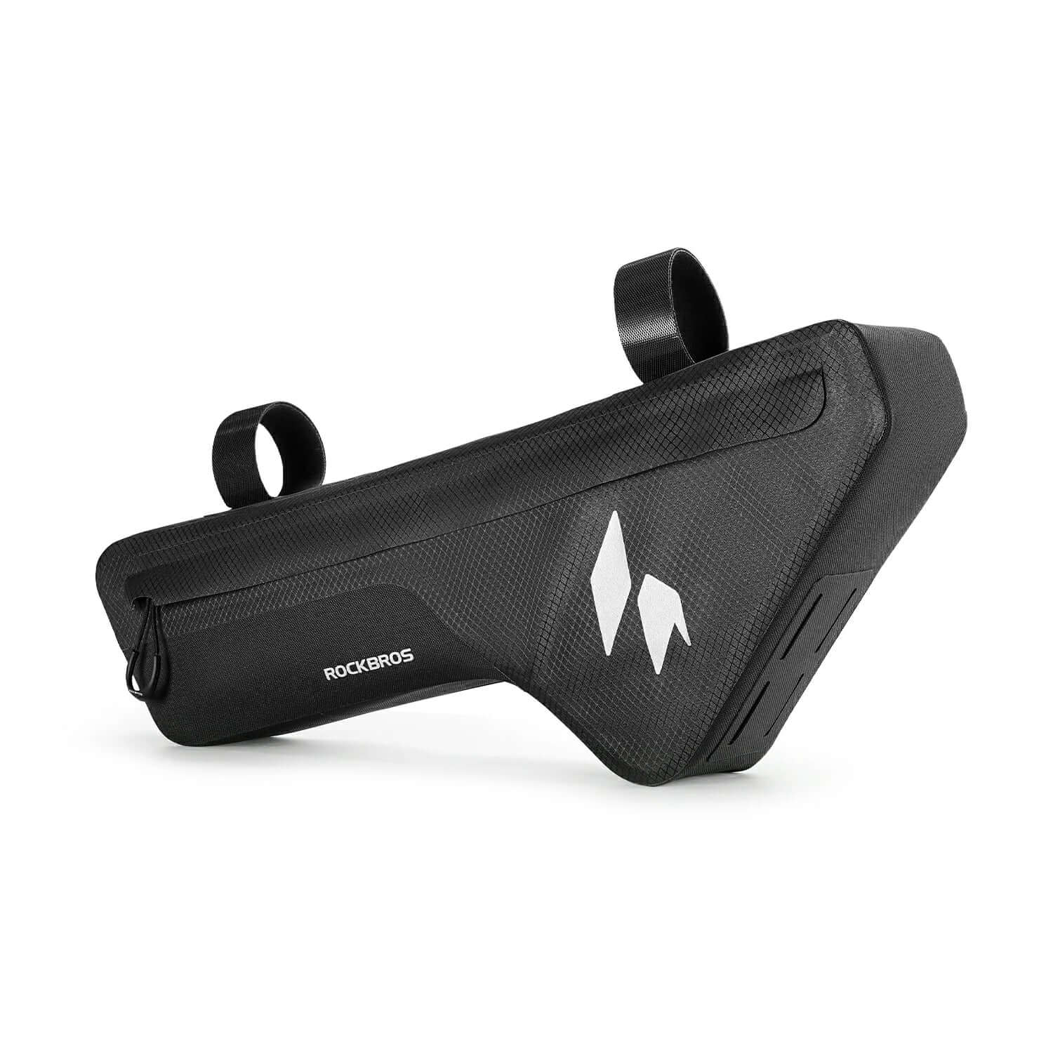 ROCKBROS rainproof bike bag protecting tools during rainy rides.