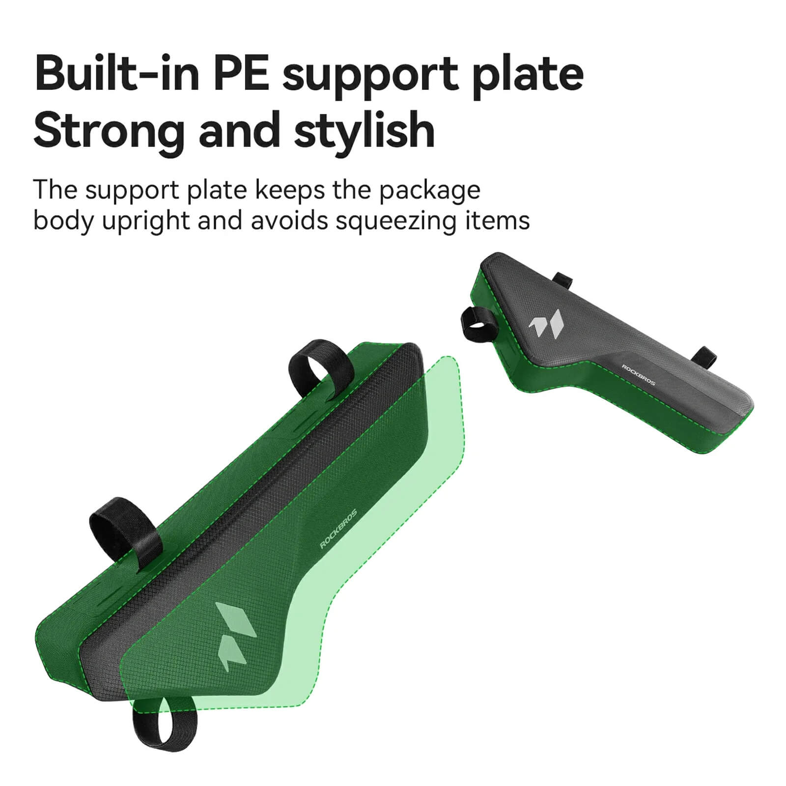 ROCKBROS rainproof bike bag protecting tools during rainy rides.