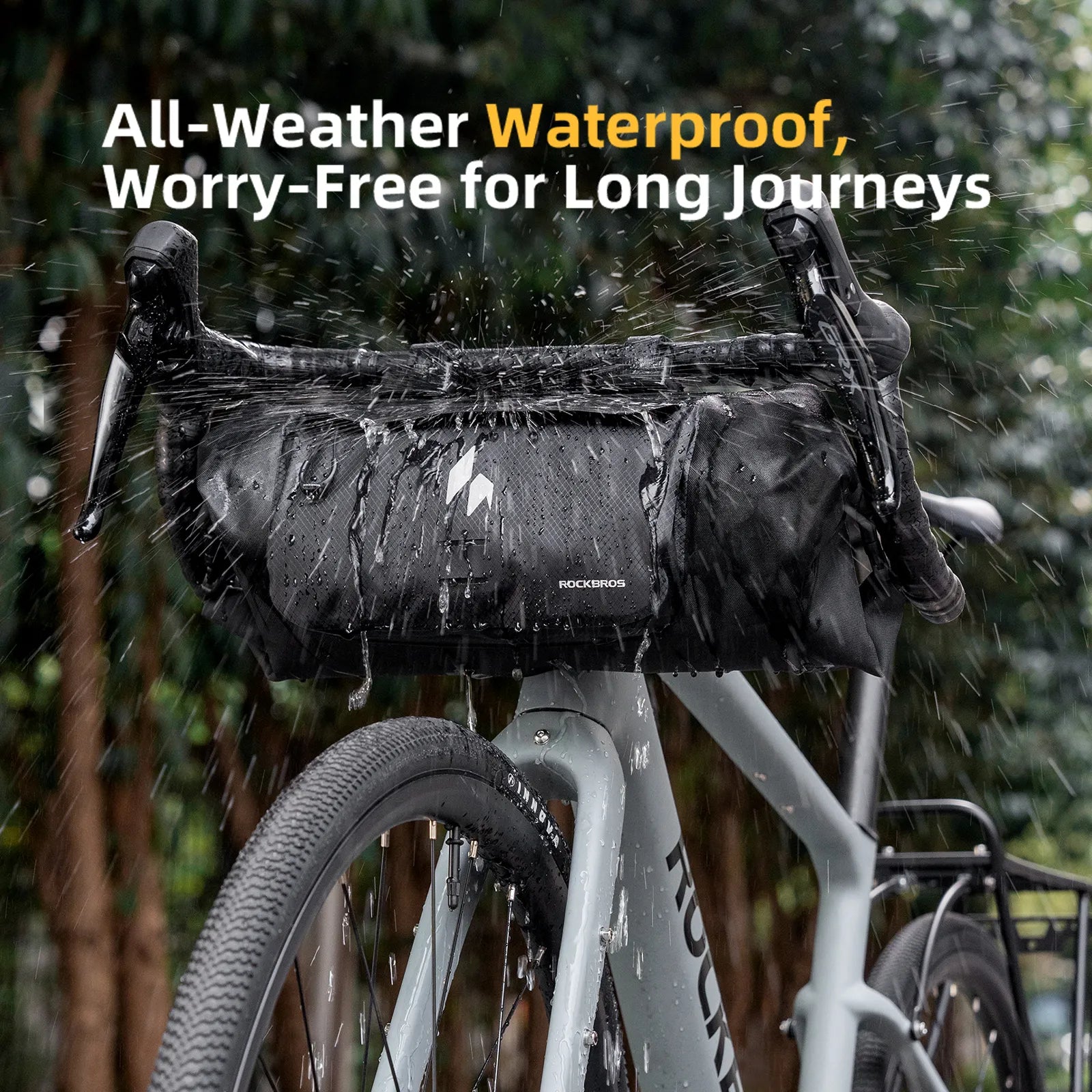 ROCKBROS RideMate waterproof bike bag for all-weather cycling