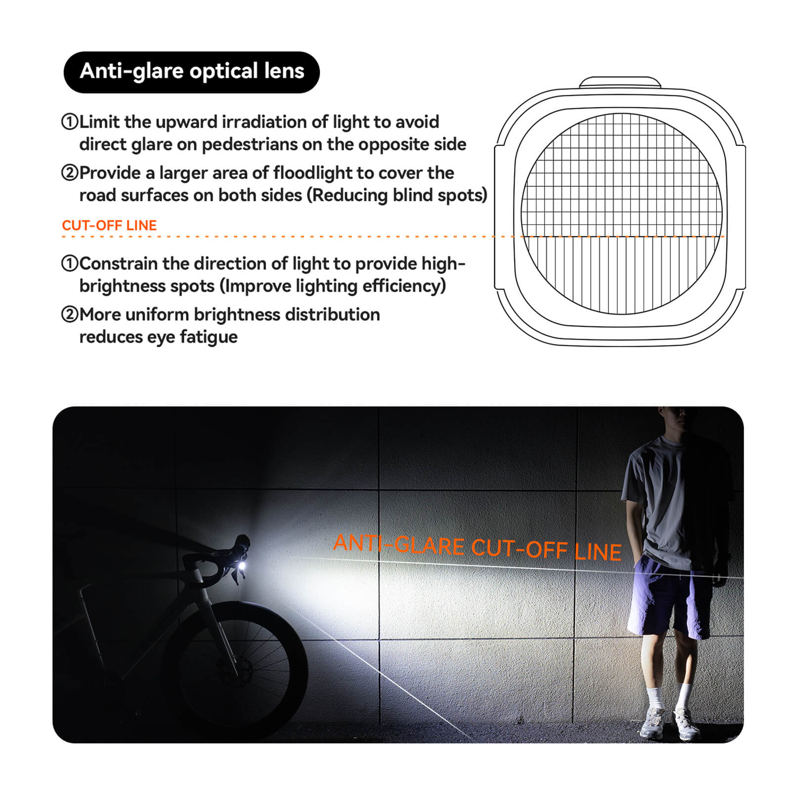 ROCKBROS Road to Sky 600-1500LM high brightness bike light set for night riding.
#options_600LM