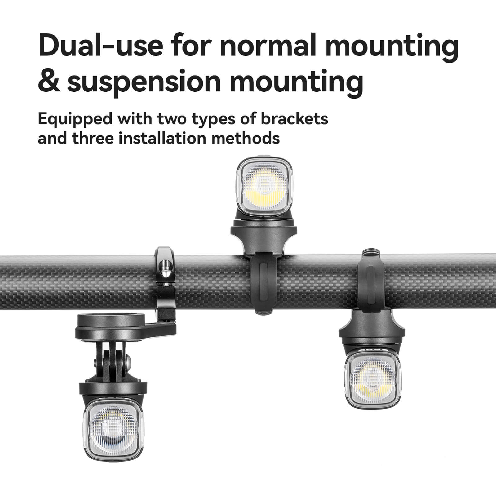 ROCKBROS Road to Sky 600-1500LM high brightness bike light set for night riding.
#options_600LM