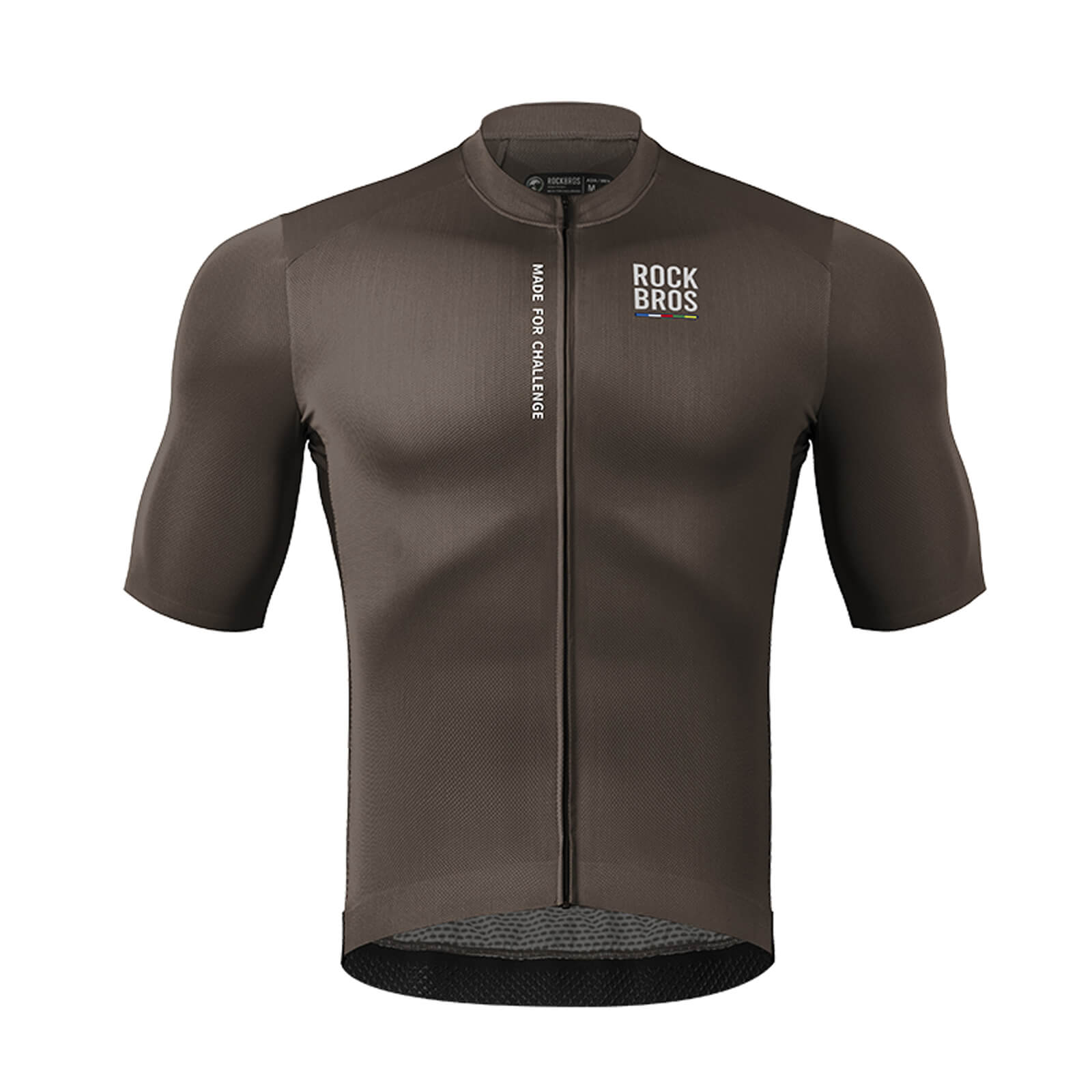 rockbros road to sky men's cycling t-shirt breathable fabric.
#color_brown