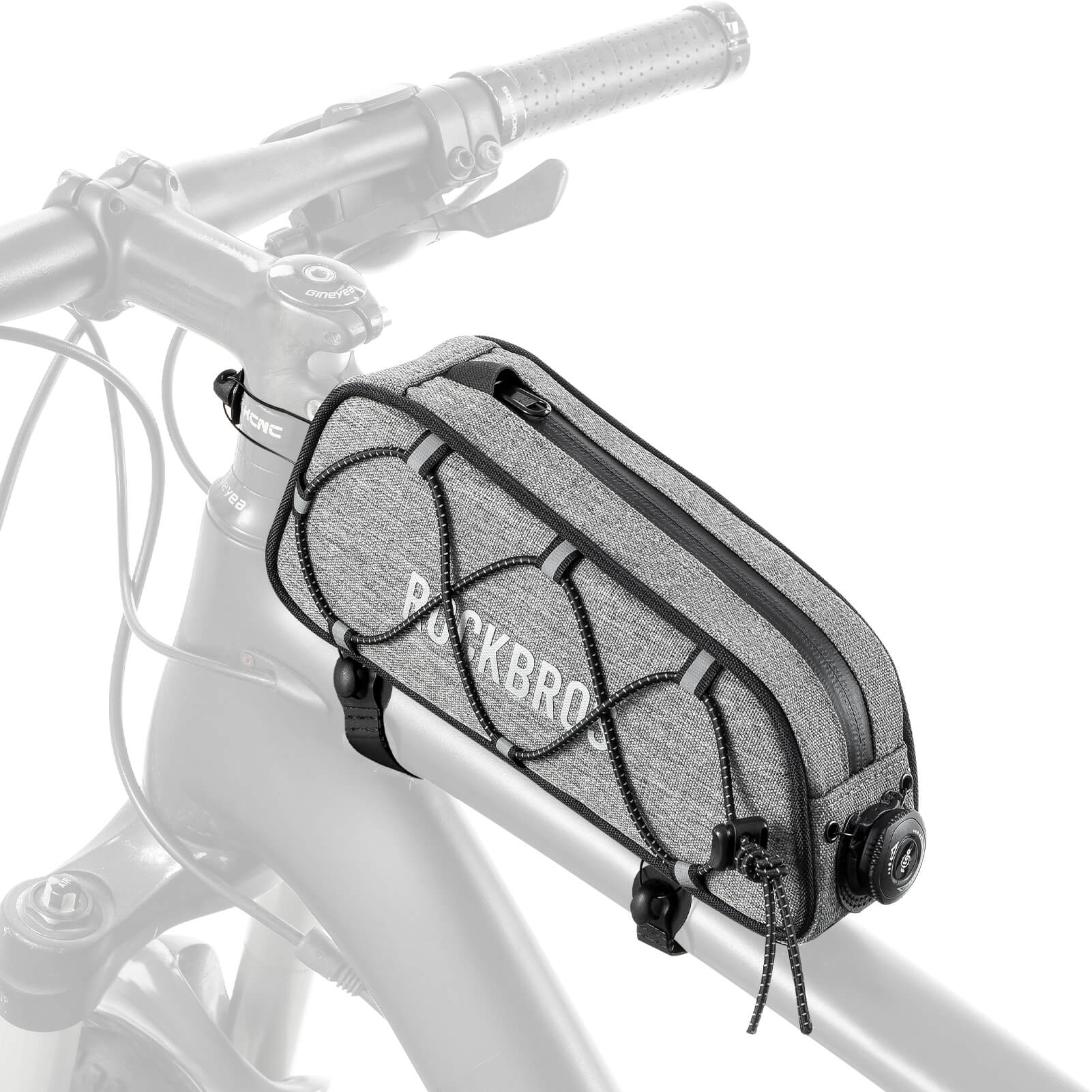 rockbros road to sky cycling bag one-click lock multi-colour.
#color_grey