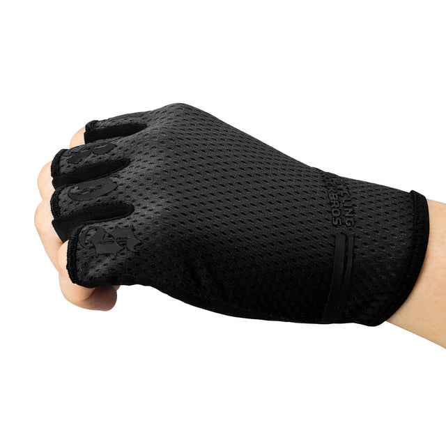 rockbros breathable summer cycling gloves for road and mountain biking
#color_black