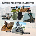rockbros breathable summer cycling gloves for road and mountain biking
#color_black green
