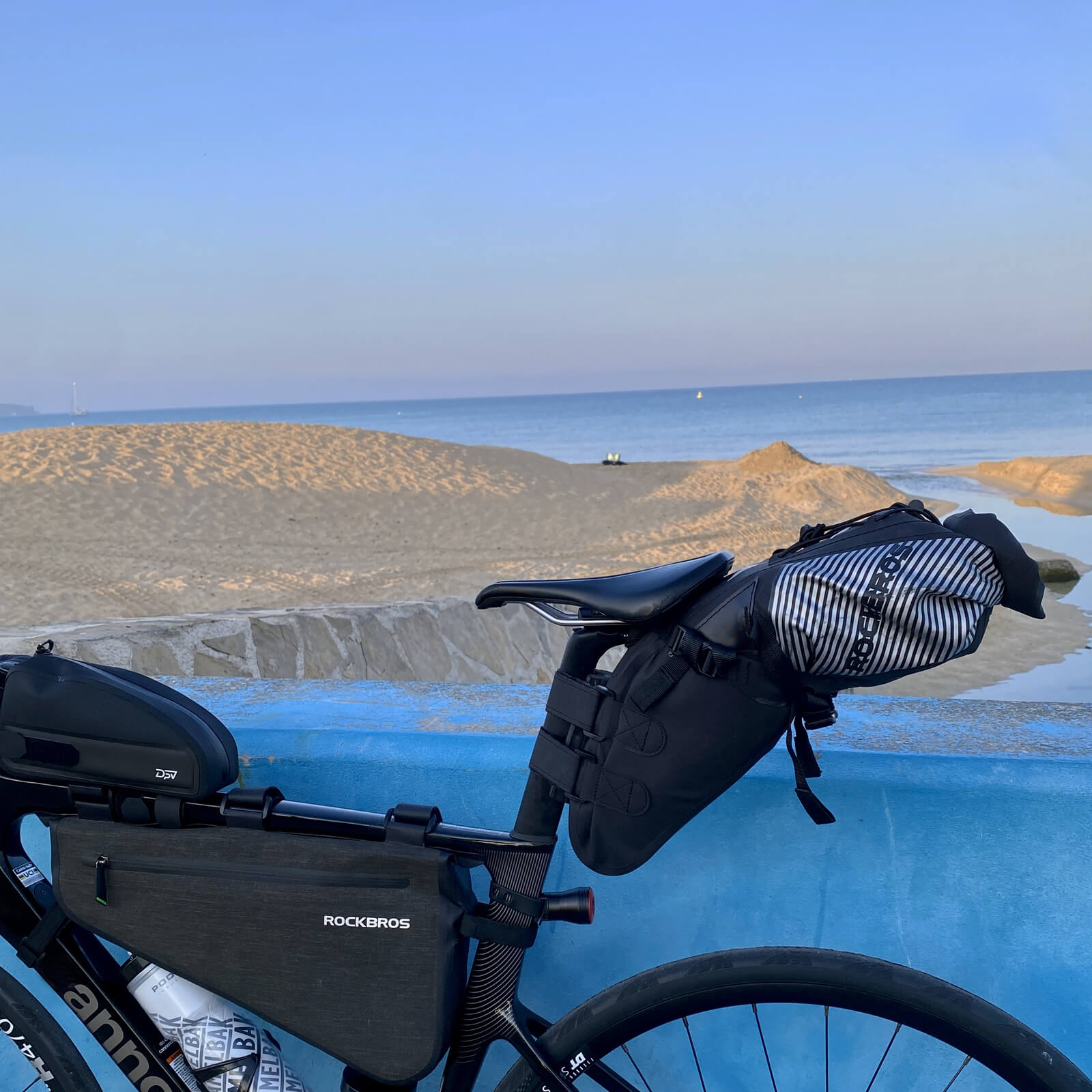 rockbros bike bag for spring rides