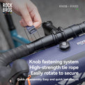 rockbros scratch resistant bike handlebar bag for long rides