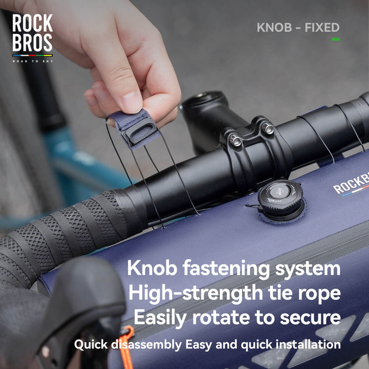 rockbros scratch resistant bike handlebar bag for long rides