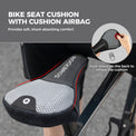 rockbros shock absorb bike saddle cover for comfortable cycling
#color_gray