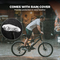 rockbros shock absorb bike saddle cover for comfortable cycling
#color_gray