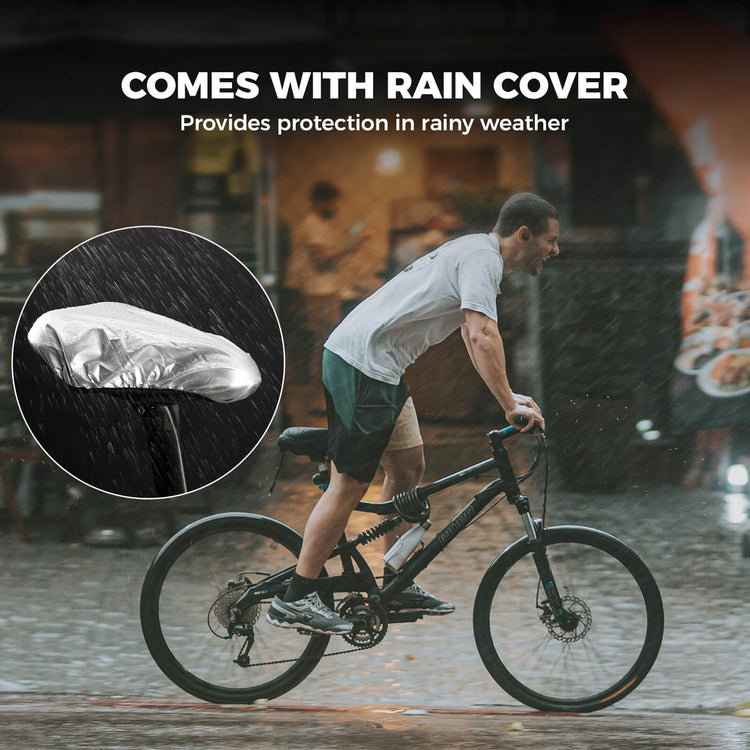 rockbros shock absorb bike saddle cover for comfortable cycling
#color_gray