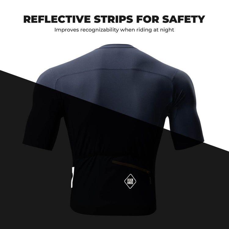 rockbros breathable short-sleeve jersey for cycling outdoors
#color_light khaki
