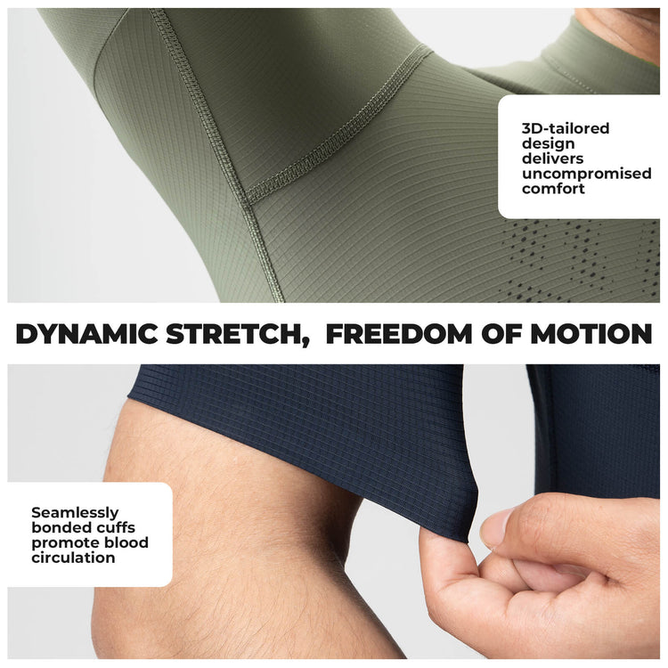 rockbros breathable short-sleeve jersey for cycling outdoors
#color_navy