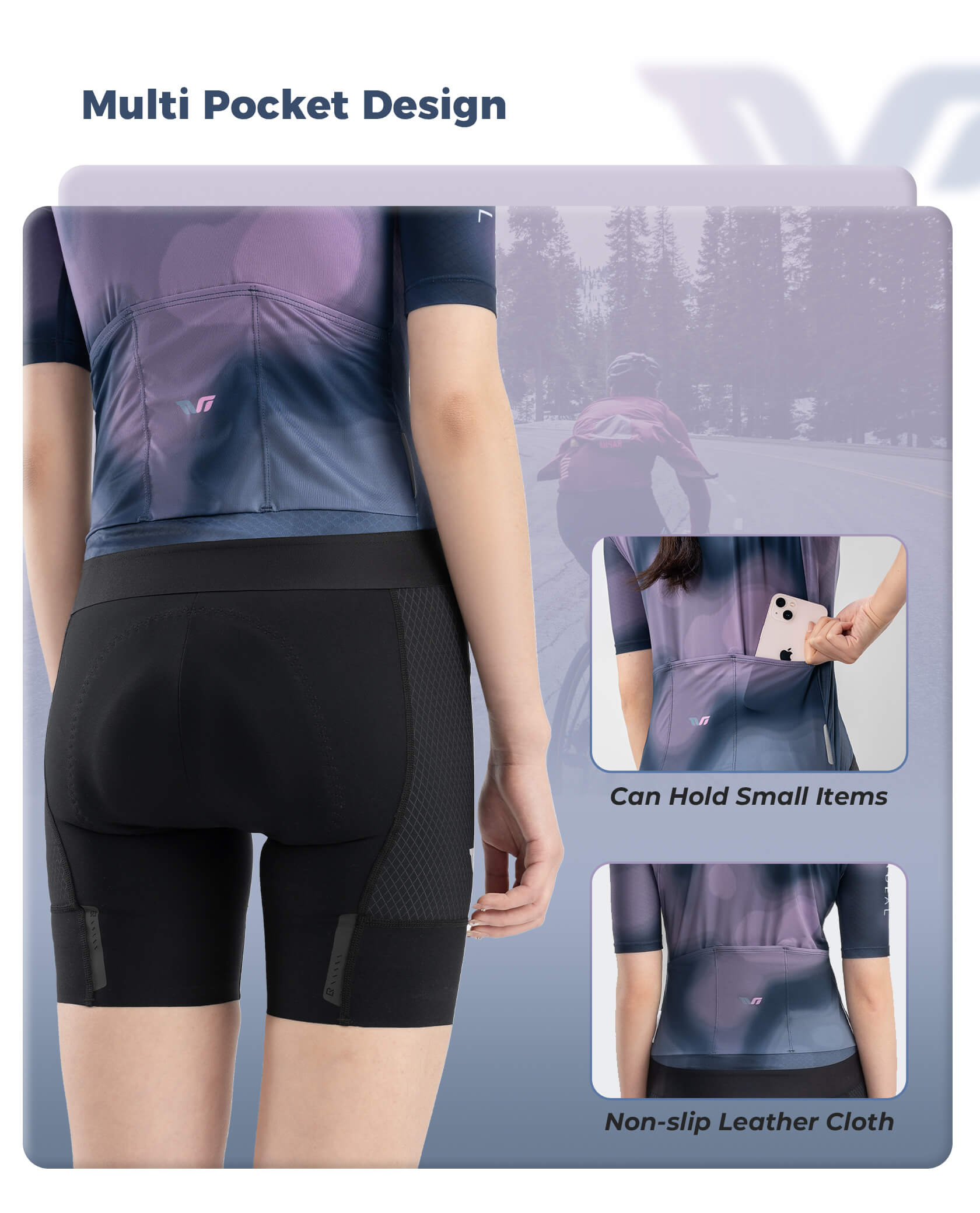 ROCKBROS Breathable Silent Future Women's Cycling Jersey for Road Biking
