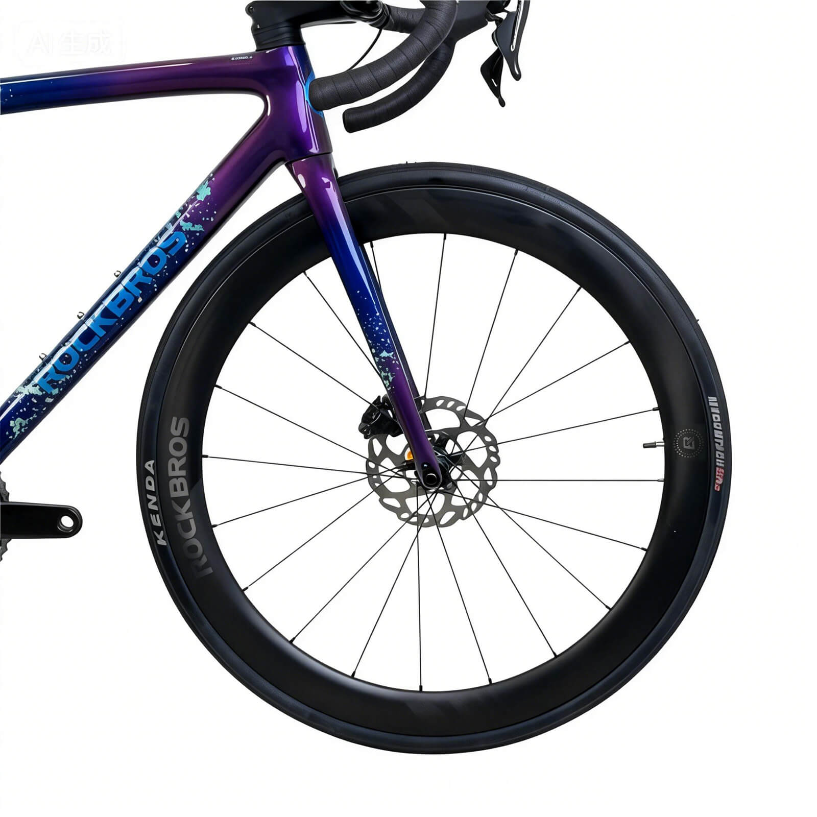 rockbros skyrider carbon fiber road bike for racing and long-distance cycling.