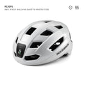 rockbros smart dual-light bike helmet for night cycling