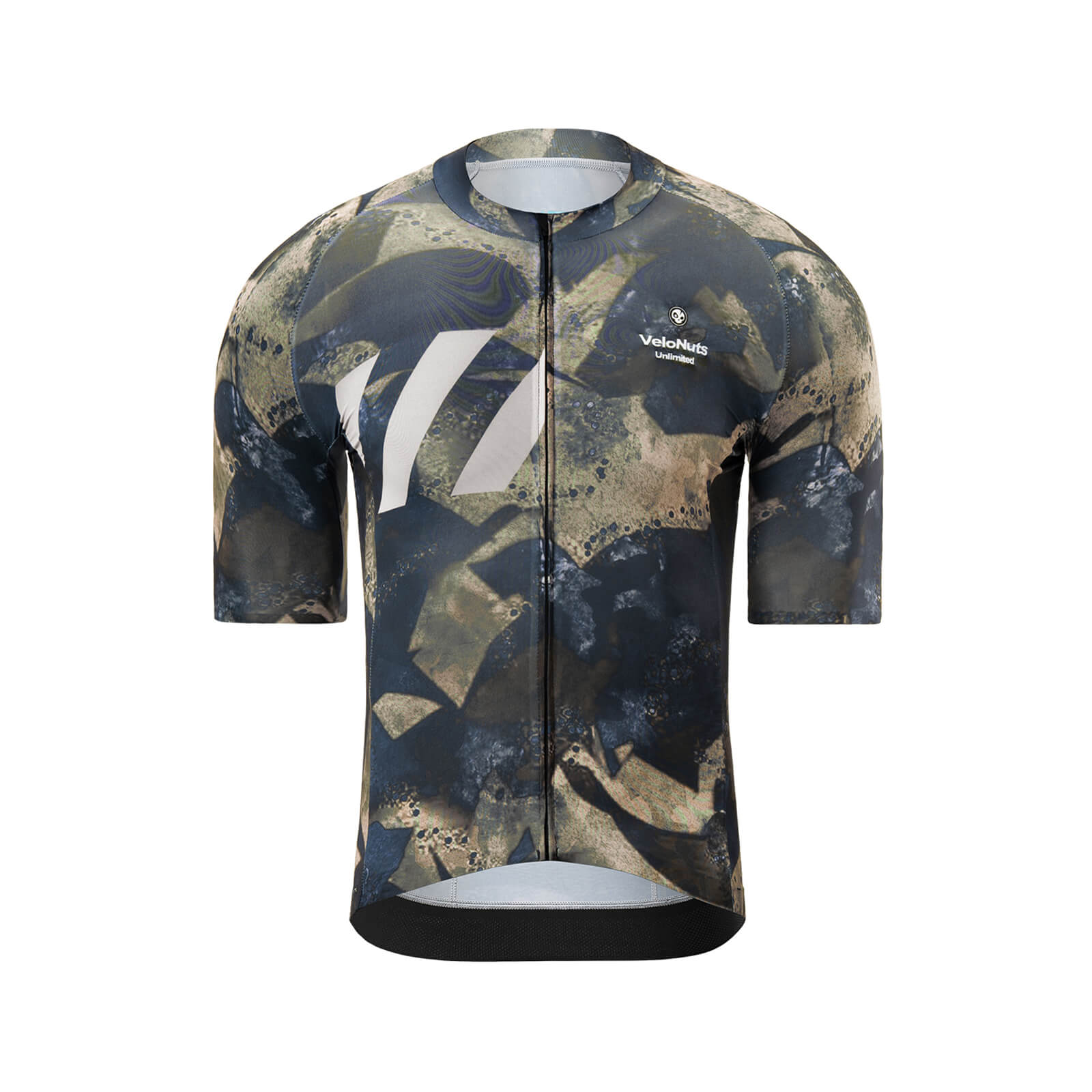 rockbros Sora brown men's short sleeve cycling jersey for road riding.