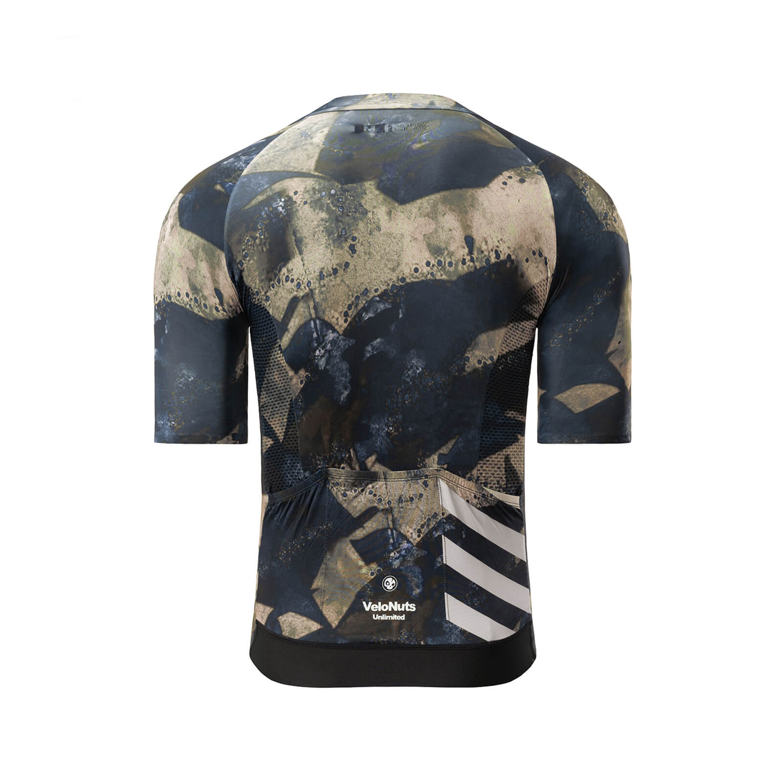 rockbros Sora brown men's short sleeve cycling jersey for road riding.